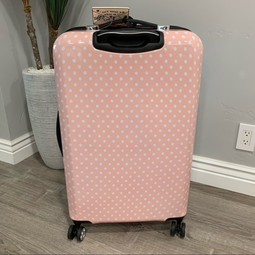 NWT Rare Betsey Johnson Floral Suitcase, Luggage, Travel Bag - 26” - Picture 5 of 10